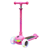 Самокат трёхколёсный Velobibi Spark СМК-2824 розовый 01